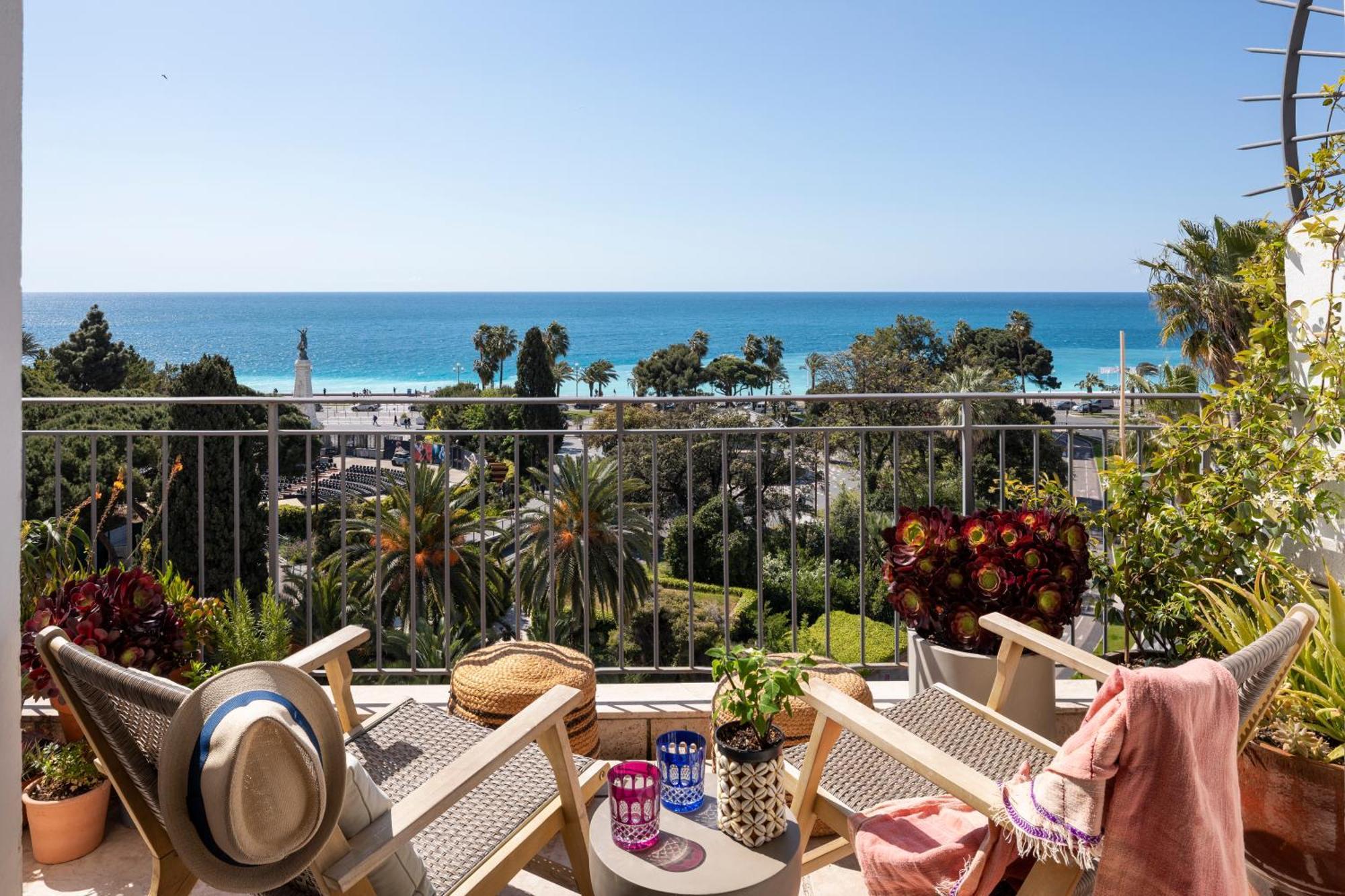 Unique Sea View Apartment, Center, 100M2 Nice Bagian luar foto