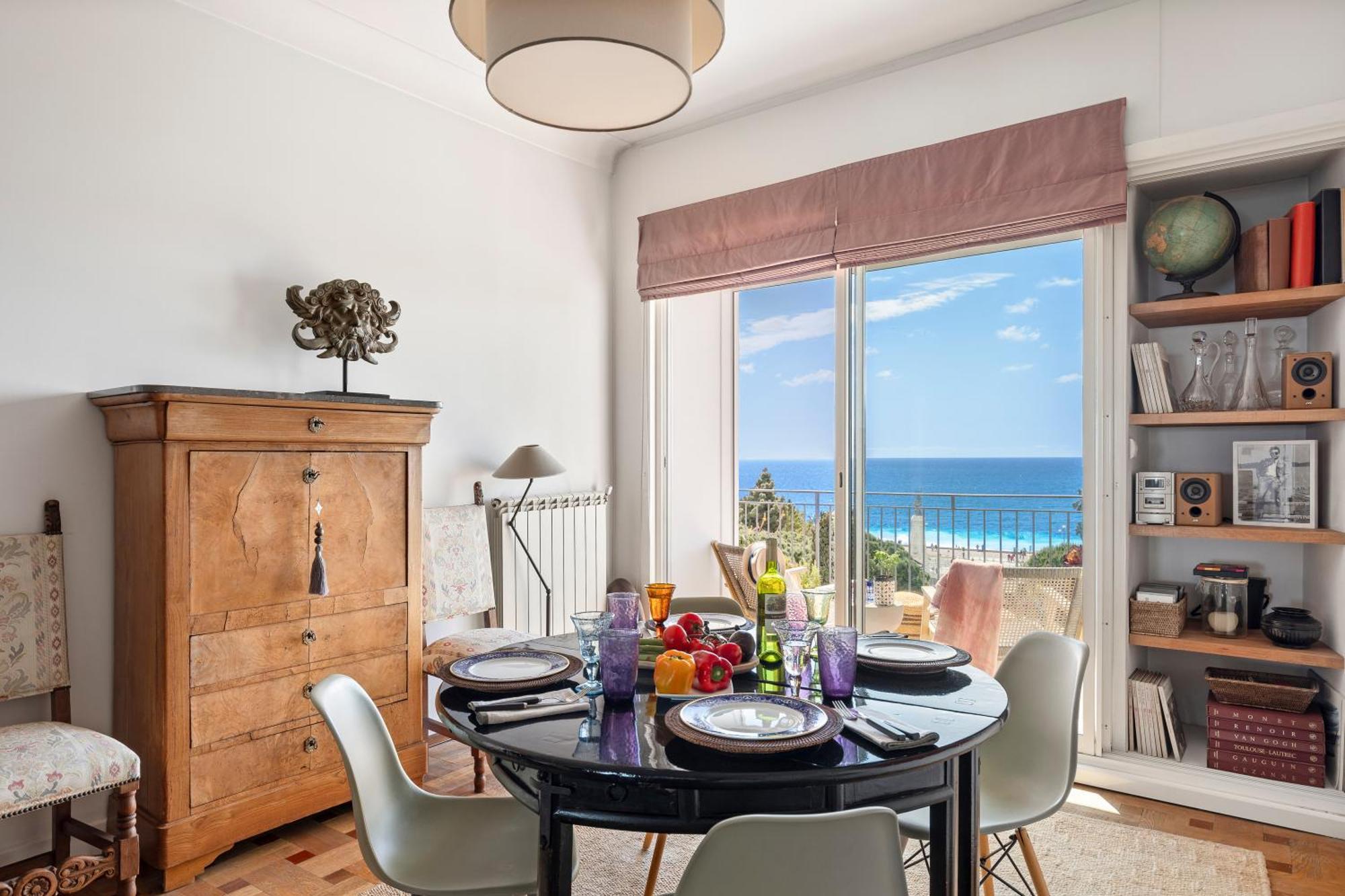 Unique Sea View Apartment, Center, 100M2 Nice Bagian luar foto